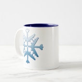 Tasse 2 Couleurs Flocon de neige des avions B-52 (Devant gauche)