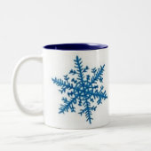 Tasse 2 Couleurs Flocons de neige ! (Gauche)