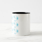 Tasse 2 Couleurs Flocons de Noël (Centre)