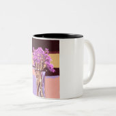 Tasse 2 Couleurs Floral (Devant droit)