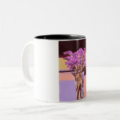 Tasse 2 Couleurs Floral (Devant gauche)