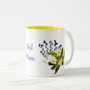Tasse 2 Couleurs Floral Nature Meilleure maman sur mesure