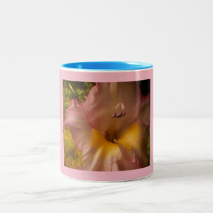 Tasse 2 Couleurs Floral rose pourpre