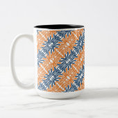 Tasse 2 Couleurs Florales Abstraites modernes (Gauche)