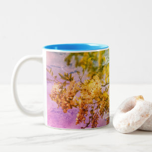 Tasse 2 Couleurs Flore de criquets Art personnalisé