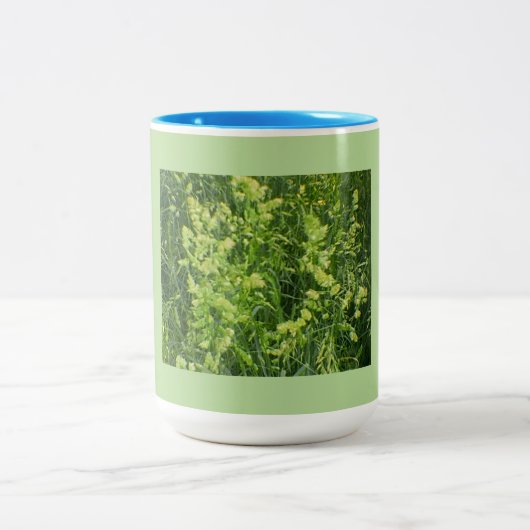 Tasse 2 Couleurs Flores de graines d'herbe (Centre)