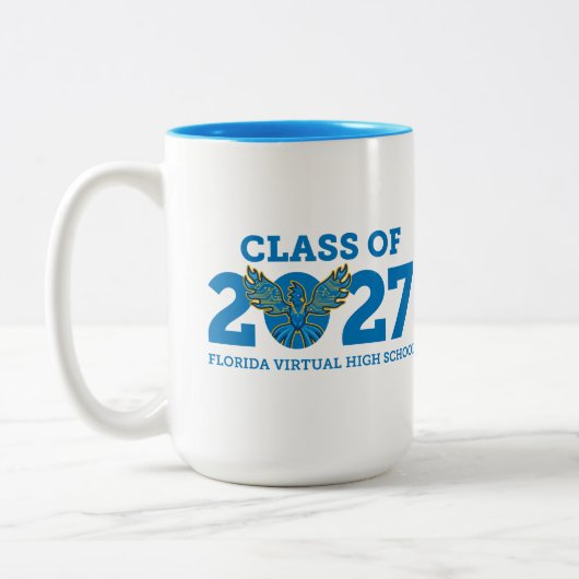 Tasse 2 Couleurs Florida Virtual HS promotion 2027 (Gauche)