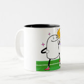 Tasse 2 Couleurs flork cartoon (Devant gauche)
