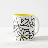 Tasse 2 Couleurs Flowers (Devant droit)