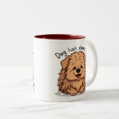 Tasse 2 Couleurs Fluffy Dog (Devant droit)