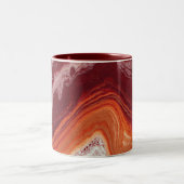 Tasse 2 Couleurs fluide orange et burgundi (Centre)