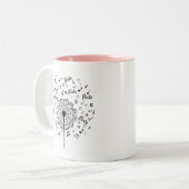 Tasse 2 Couleurs Flute Player Music Dandelion (Devant gauche)