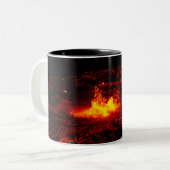 Tasse 2 Couleurs Flux de lave hawaïen (Devant gauche)