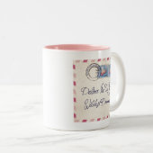 Tasse 2 Couleurs Flying Pig AIrmail (Devant droit)