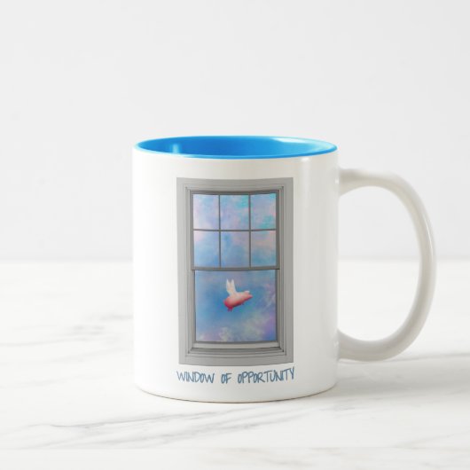 Tasse 2 Couleurs Flying Pig-Window of Opportunity (Droit)