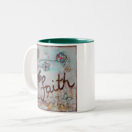 Tasse 2 Couleurs Foi (Devant gauche)