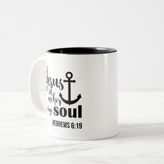 Tasse 2 Couleurs Foi chrétienne (Devant gauche)