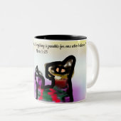 Tasse 2 Couleurs foi de Jésus (Devant droit)