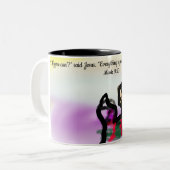 Tasse 2 Couleurs foi de Jésus (Devant gauche)