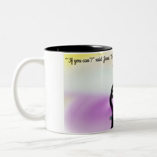 Tasse 2 Couleurs foi de Jésus (Gauche)