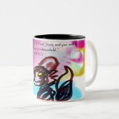 Tasse 2 Couleurs foi jésus (Devant droit)