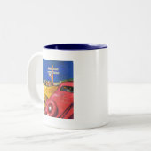 Tasse 2 Couleurs Foire mondiale ou buste (Devant gauche)