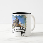 Tasse 2 Couleurs Folie de quadruple (Devant droit)