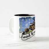 Tasse 2 Couleurs Folie de quadruple (Devant gauche)
