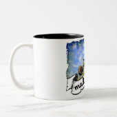 Tasse 2 Couleurs Folie de quadruple (Gauche)