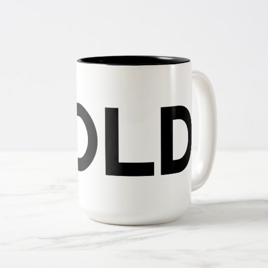 Tasse 2 Couleurs Folio Bold (Devant droit)