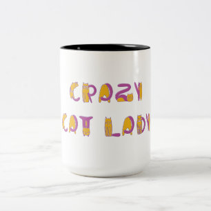 Tasse 2 Couleurs Folle des chats