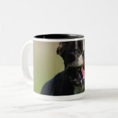 Tasse 2 Couleurs Fonctionnement de chien (Devant gauche)