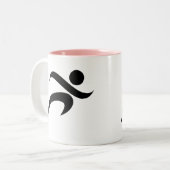 Tasse 2 Couleurs Fonctionnement rose (Devant gauche)