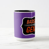 Tasse 2 Couleurs Fondamentalement un génie (pour Christie) (Centre)