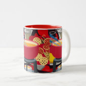 Tasse 2 Couleurs Fondue de fromage (Devant droit)