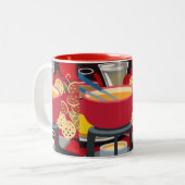 Tasse 2 Couleurs Fondue de fromage (Devant gauche)
