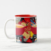 Tasse 2 Couleurs Fondue de fromage (Gauche)