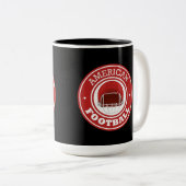 Tasse 2 Couleurs Football (Devant droit)