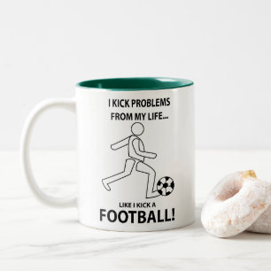 Tasse 2 Couleurs Football Coach Joueur Football Football Soccer