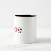 Tasse 2 Couleurs Football de Calcio (Centre)