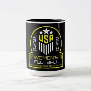 Tasse 2 Couleurs Football féminin américain