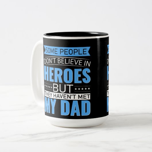 Tasse 2 Couleurs For Dad (Devant gauche)