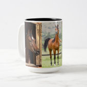 Tasse 2 Couleurs Force, Courage et Puissance (Devant gauche)