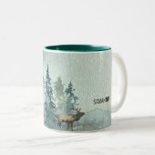 Tasse 2 Couleurs Forest Wonder Mariage Mémoire Bridesmaid (Devant droit)