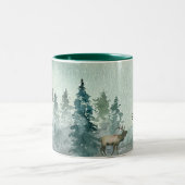 Tasse 2 Couleurs Forest Wonder Mariage Mémoire Bridesmaid (Centre)