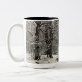 Tasse 2 Couleurs Forêt de hêtres, hiver par Anders Andersen-Lundby (Gauche)