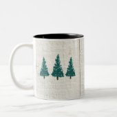 Tasse 2 Couleurs Forêt de pins sauvage (Gauche)