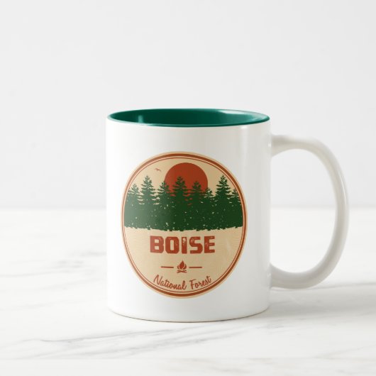 Tasse 2 Couleurs Forêt nationale de Boise (Droit)