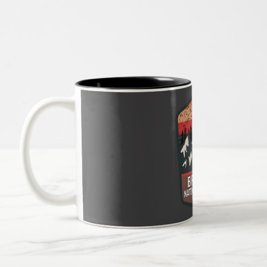 Tasse 2 Couleurs Forêt nationale de Bridger (Gauche)