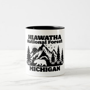 Tasse 2 Couleurs Forêt nationale de Hiawatha Michigan